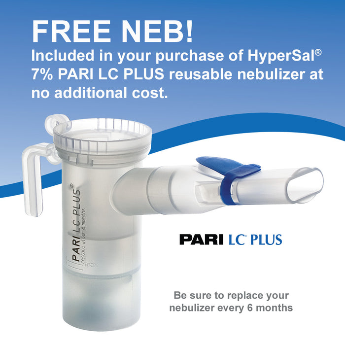 HyperSal 7% Sodium Chloride Inhalation Solution with Bonus Nebulizer